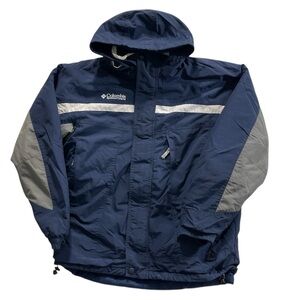 Columbia Men's Navy and Light Gray Performance Jacket